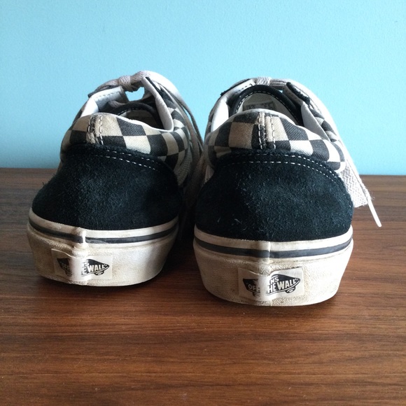 VANS OLD SKOOL PRIMARY CHECK SHOE checkerboard black white Skate Skater Sneaker - Picture 8 of 10